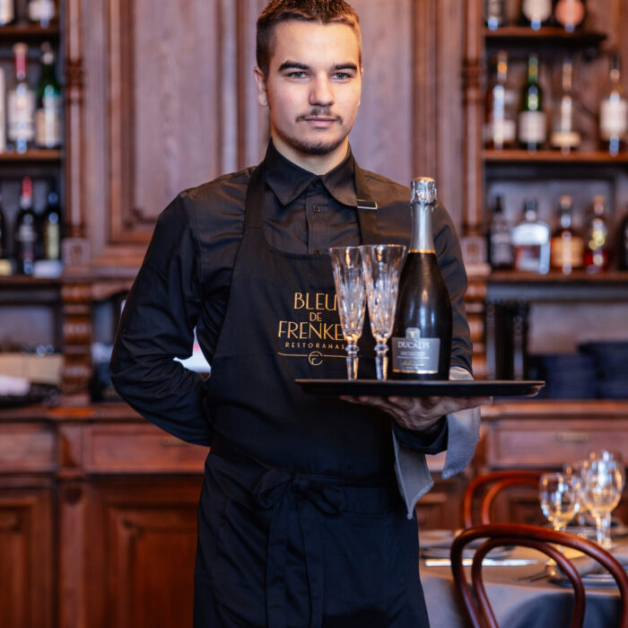 3-jų patiekalų vakarienė dviem restorane Bleu de Frenkel Šiauliai