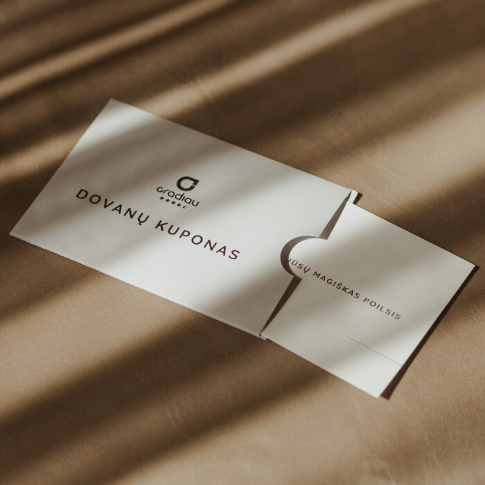 Gradiali dovanų kuponai